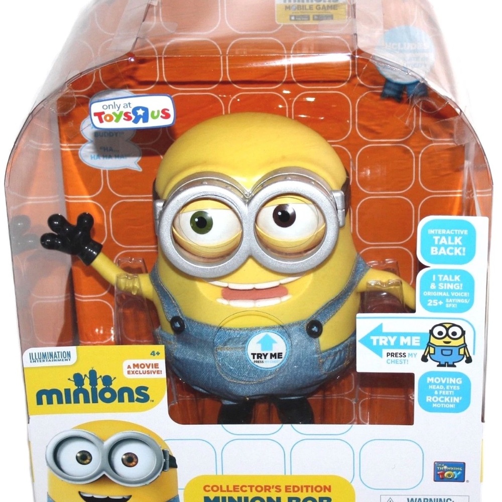 Thinkway Toys Despicable Me 2 Minion Bob Collectors Edition Toys R Us Edition